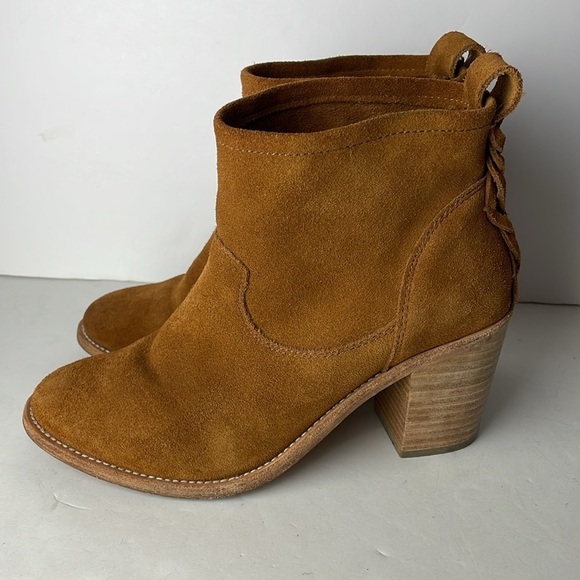 Soludos Brown Suede Ankle Boots - Picture 5 of 7